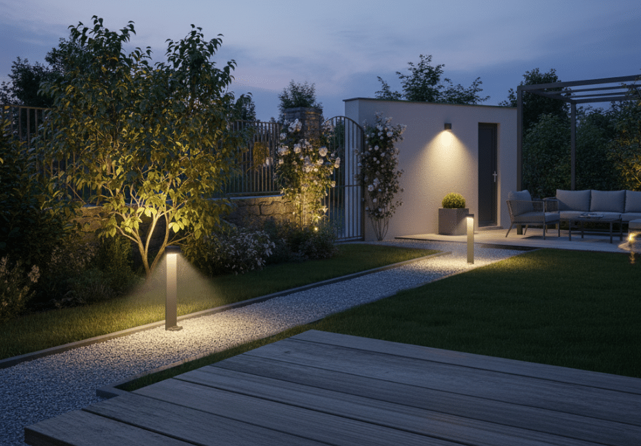Sécuriser son jardin avec des luminaires LED à détecteur : le guide complet