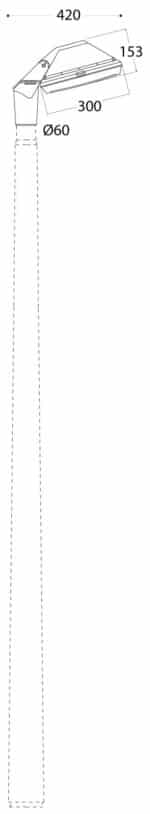 TETE DE LAMPADAIRE GIORGIO/GIUSEPPE – Image 2