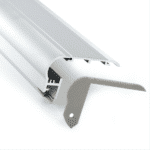 Profilé alu nez de marche GM avec plexi occultant