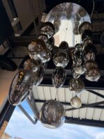 Suspension Concept Verre Chavana/nuage 60cm,chrome – Image 3