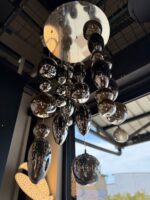 Suspension Concept Verre Chavana/nuage 60cm,chrome – Image 4