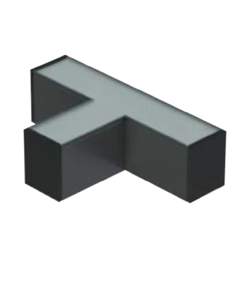 Connecteur T pour Linéaire LL5575 18w CCT,noir