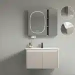 MIROIR ARMOIRE SDB R85