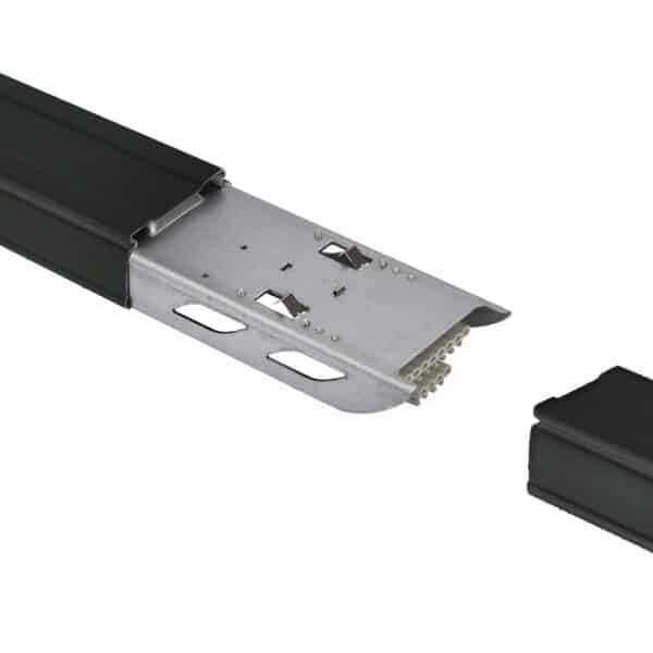 Rail avec connecteur pou linéaire S-Line 150cm,noir