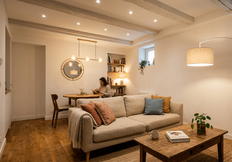 Comment éclairer un appartement à plafond bas ?