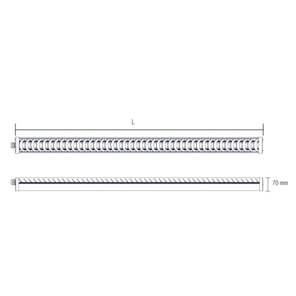 TUBULAIRE ETANCHE ASYMETRIQUE GRILL
