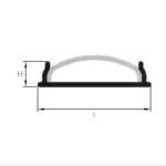 PROFILE ALUMINIUM FLEXIBLE PAL1806 – Image 2