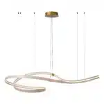 Suspension Lucide dim Slalom 80w (2200k/4000k) 161cm,café – Image 4