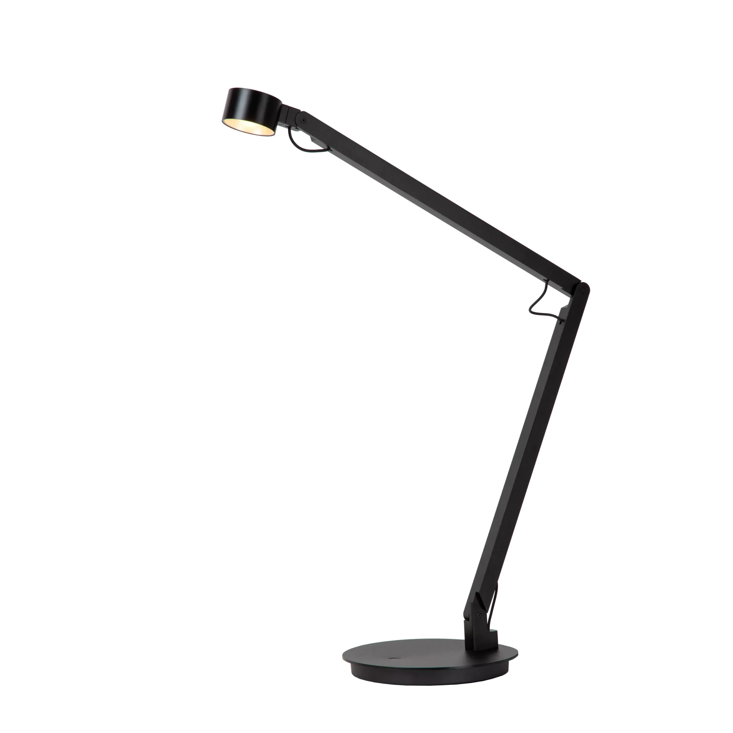1 Lampe de bureau Lucide Ogden 7w (3000k),noir – Image 1