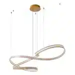 Suspension Lucide dim Slalom 80w (2200k/4000k) 161cm,café – Image 12