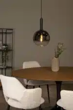 Suspension  Lucide Marius 1xE27 30cm,noir