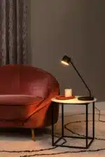 Lampe de bureau Lucide Milne 8w (2700k),noir