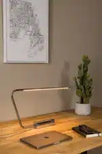 Lampe de bureau Lucide Madison 9w (2700k),chrome – Image 2