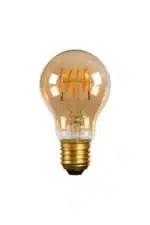 Ampoule filament led dim Lucide E27 A60 4.9w (2200k),ambre – Image 2