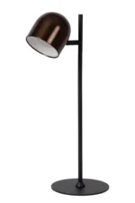 Lampe de bureau rech Lucide Skanska 3w (3000/6000k) IP44,café – Image 3