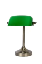 Lampe de bureau Lucide Banker 1xE14,vert – Image 4