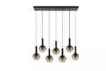 Suspension barre Lucide Marius 7xE27 130cm,noir – Image 5