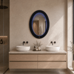 Miroir LED Infinity Noir AVEC LED