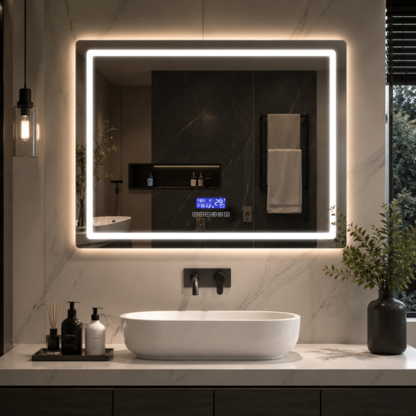 Miroir LED anti buée Connecté Bluetooth SOUNDLIGHT