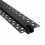 Profilé alu noir Drywall PM avec plexi occultant,3m – Image 3