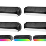 Applique solaire Scale 10lm RGB IP65,noir