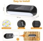 Applique solaire Scale 10lm RGB IP65,noir – Image 6